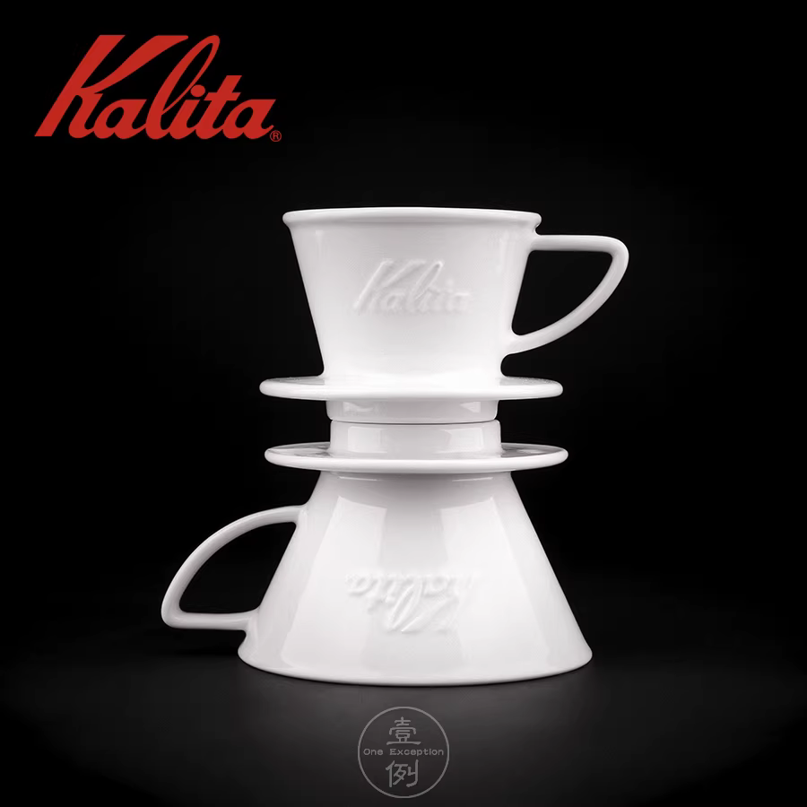Cốc lọc bánh gốm hình giỏ Hasami-yaki của Kalita Nhật Bản dùng để pha cà phê thủ công 155/185
