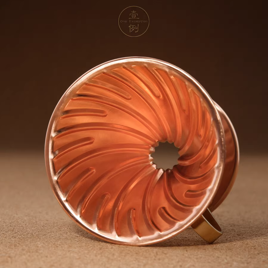 Cốc lọc cà phê HARIO kiểu Nhật V60/cốc lọc bằng đồng thau số 02 lỗ đơn VDP-02CP