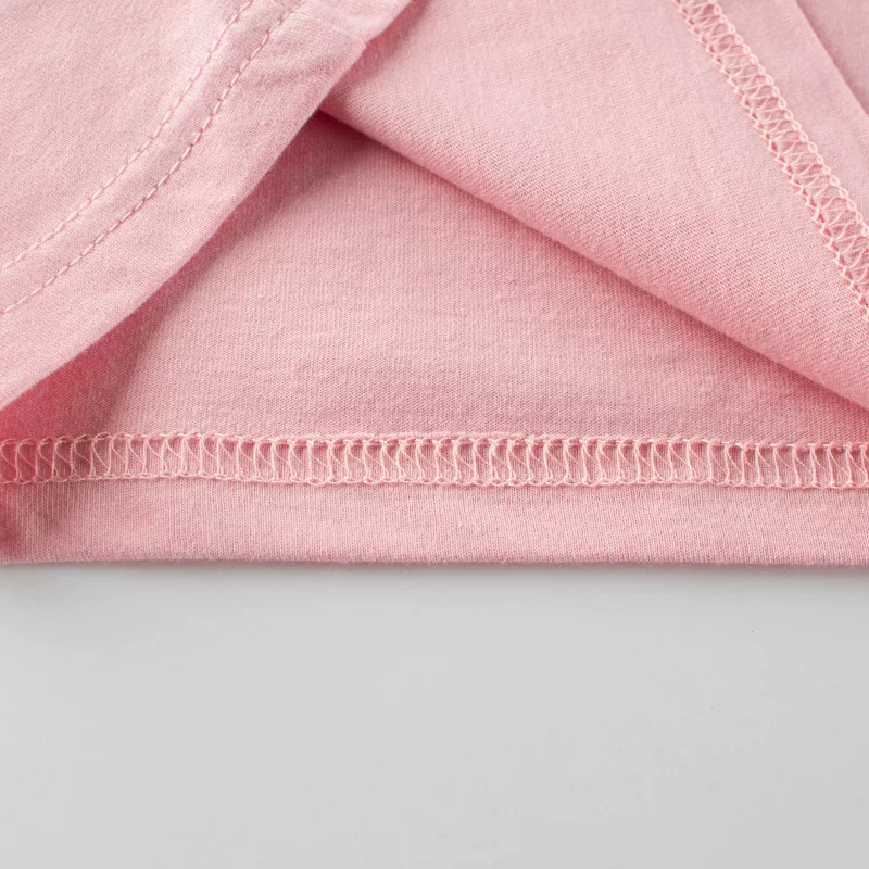 Áo thun ngắn tay cotton nguyên chất cho bé gái 2-9 tuổi, kiểu dáng mùa hè mới, in hình hoạt hình, áo cổ tròn, quần áo trẻ em thấm hút mồ hôi và thoáng khí