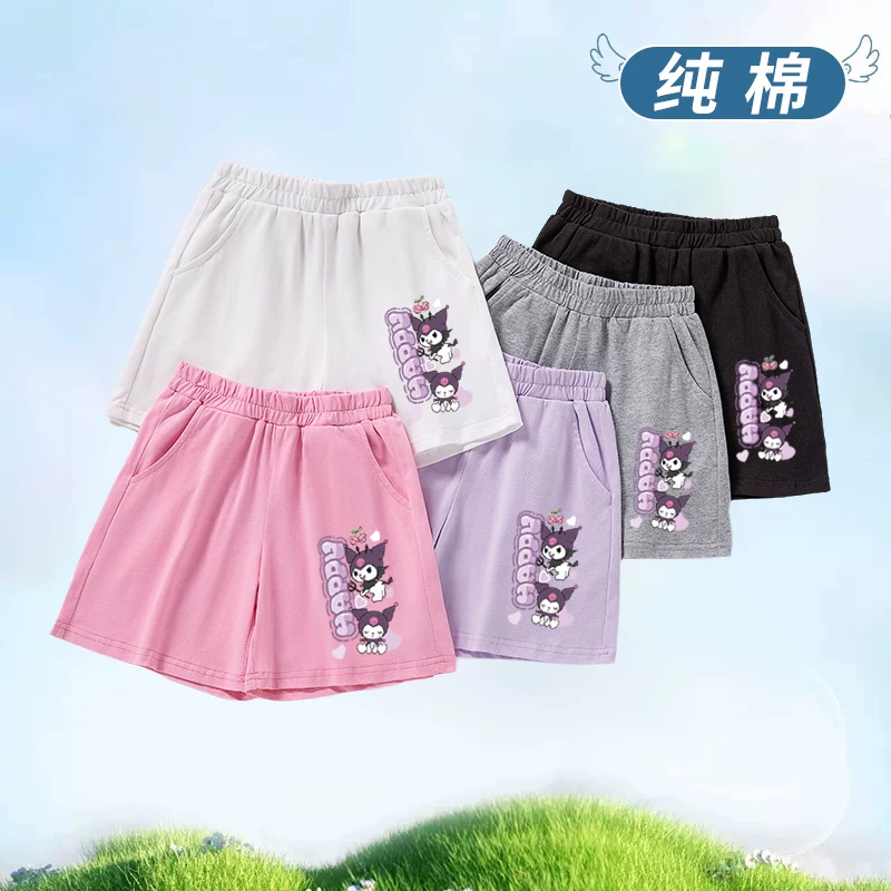 Quần đùi cotton cao cấp cho bé gái, mẫu hè 2025, quần năm phần thời trang cho trẻ lớn, chất liệu nhẹ và kiểu dáng sành điệu.