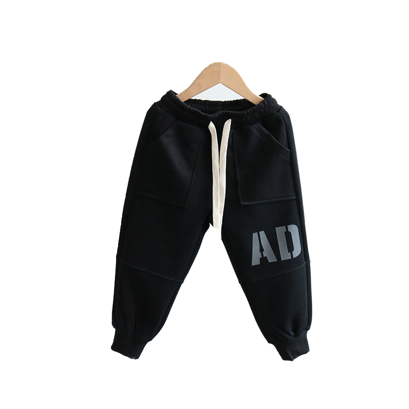 Quần thể thao trẻ em xuân thu 2025 kiểu Hàn Quốc mới, quần jogger cotton nguyên chất thời trang cho bé trai và bé gái
