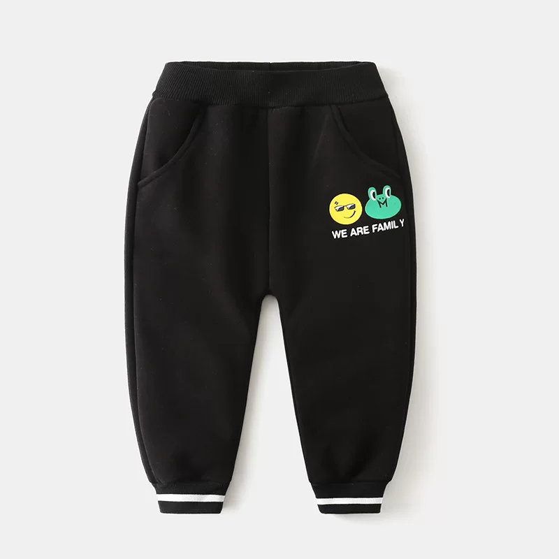 Quần nỉ trẻ em mẫu xuân đông 2025, quần thể thao dày giữ ấm cho bé, quần dài nỉ siêu mềm thời trang cho bé trai