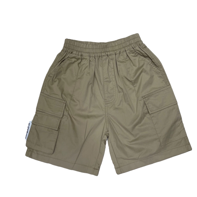 Quần short bé trai quần kiểu dáng mới dệt cotton nguyên chất quần short dài đến đầu gối trẻ em dáng rộng mùa hè quần dài vừa phải mỏng