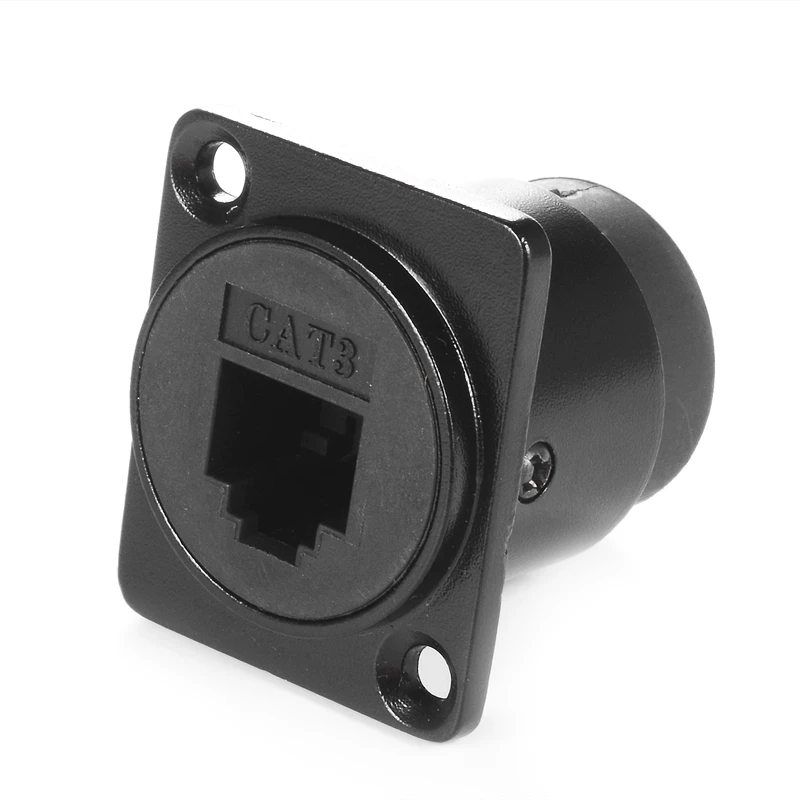 CAT3 kết nối mạng hai chiều 86 bảng lắp đặt mạng ổ cắm RJ11 hình tròn loại D điện thoại mô-đun TEL giao tiếp không bị áp lực