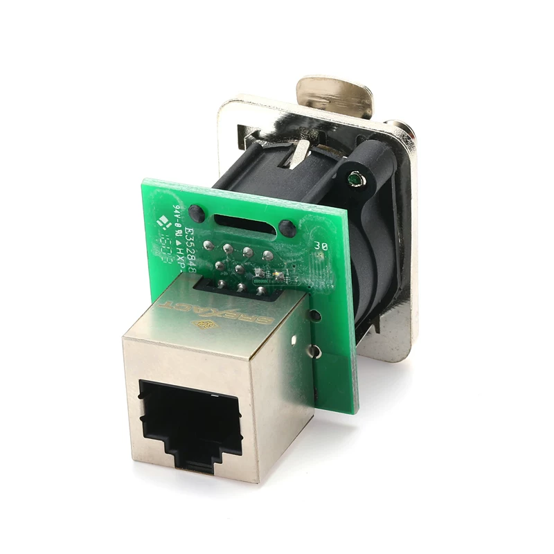 Ổ cắm mạng hai cổng Risheng RJ45 của Đài Loan SVP594Dp Đế gắn bảng điều khiển loại 5 D-type SE8FD