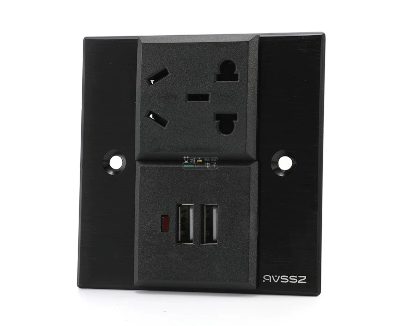 Dự án lắp đặt 86 bảng mô-đun ổ cắm USB kép mô-đun snap-in 5V 2.1A Bộ nguồn điện thoại di động để sạc 2100mAh