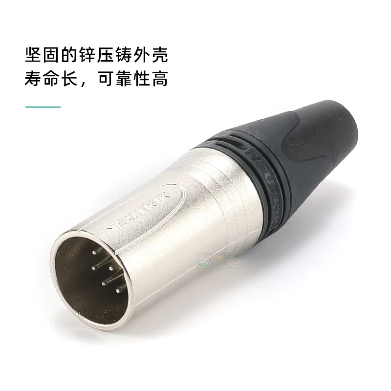 Đầu nối NEUTRIK XLR nam và nữ bảy lõi lắp đặt kỹ thuật hàn đầu nối mạ bạc NC7FXX