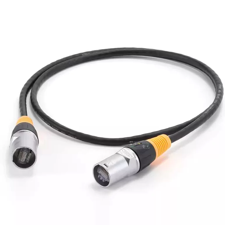 Cáp mạng xoắn đôi mềm Risheng Category 5E, cáp mạng âm thanh CAT5E, đầu nối RJ45 dùng cho bàn trộn âm thanh, giám sát và biểu diễn