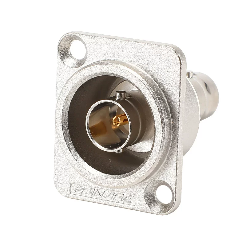 CANARE 75 Ohm Đầu nối BNC cái Q9 Ổ cắm gắn bảng điều khiển Loại D 86 Hộp thông tin BCJ-JRUDK