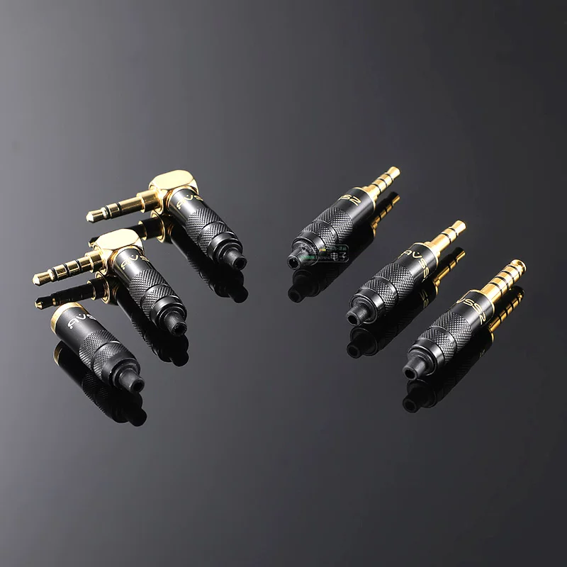 Đầu nối âm thanh 2,5mm, đầu cắm tai nghe điện thoại di động, tự chế, đầu nối máy ảnh 3,5mm, đầu cắm âm thanh nổi 3 đoạn 4 cấp