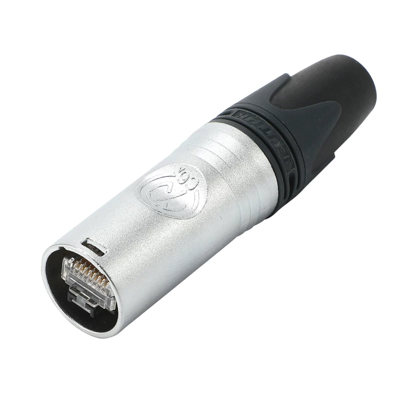 Vỏ đầu nối cáp mạng NEUTRIK Category 6A NE8MX6, đầu nối XLR pha lê, etherCON