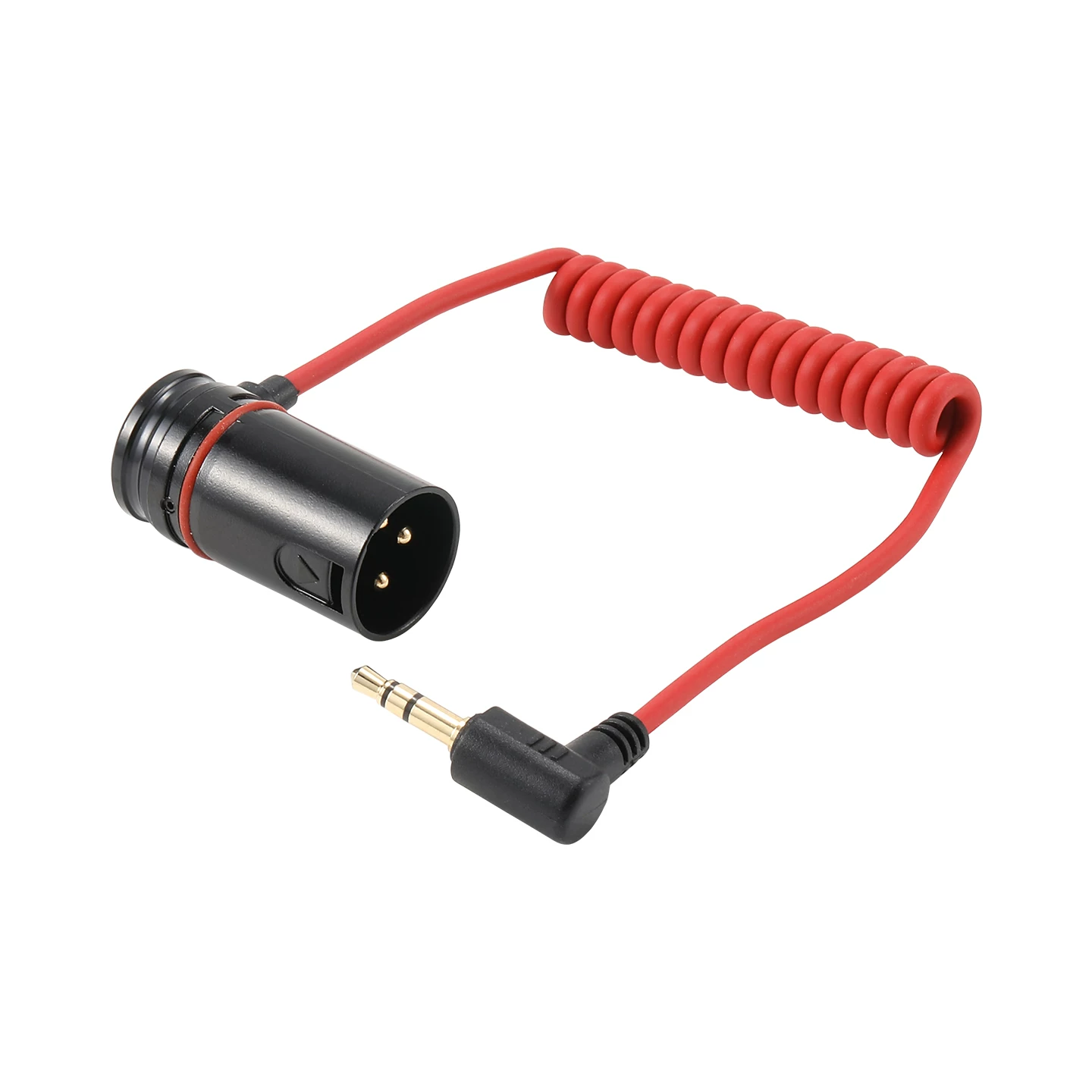 Cáp âm thanh lò xo 3.5 sang XLR đực và cái, phù hợp với cáp micro không dây Boya Rode, cáp Little Bee XLR XLR