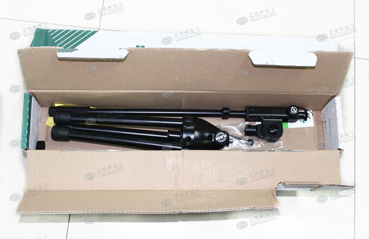 Giá đỡ micro K&M nhập khẩu chính hãng Đức 25910, giá đỡ micro thấp, chân máy ba chân đứng thẳng để thu âm nhạc cụ