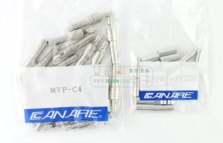 Đầu nối video nhỏ Canare chính hãng MVP-C4 Đầu nối nhảy Canare LV-61s Belden 8241