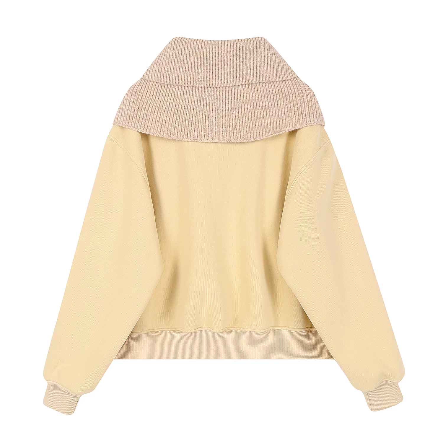 Áo len nỉ cổ tròn in hình dễ thương dành cho nữ, thu đông 2025, kiểu dáng rộng, dày dặn