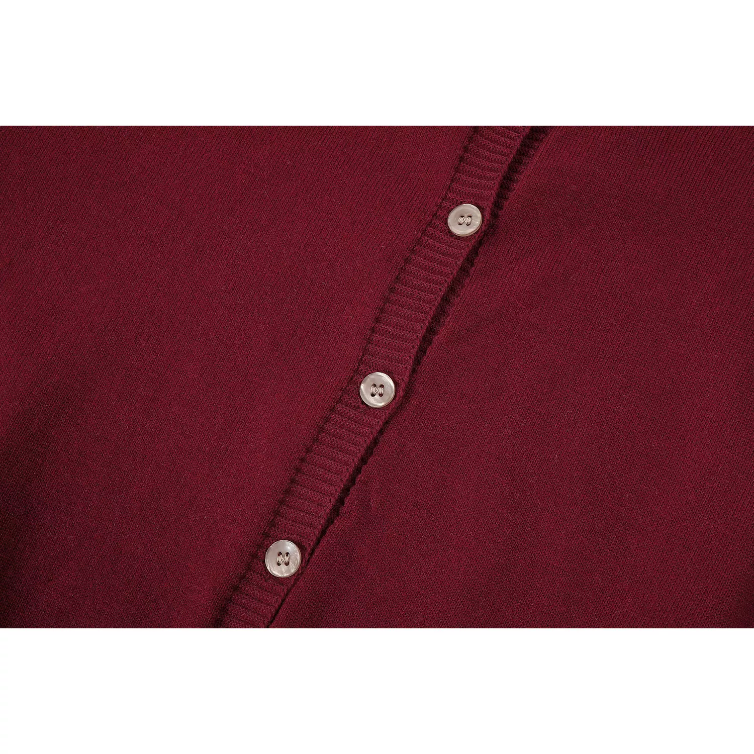 Áo cardigan dệt kim cổ tròn màu đỏ phong cách Hàn Quốc dành cho nữ, đầu thu, dáng nhỏ nhắn, áo khoác dáng rộng, áo dài tay đa năng