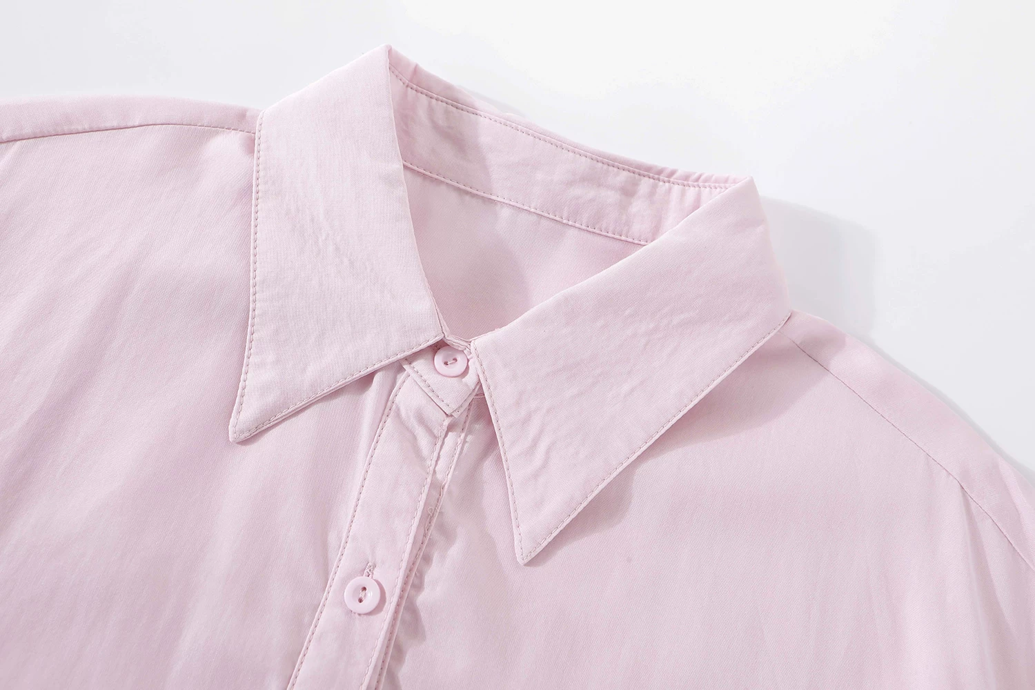 CuteGirl Dopamine Outfit Áo chống nắng màu hồng Áo sơ mi nữ mùa hè 2025 Áo sơ mi đa năng thông thường mới Áo khoác