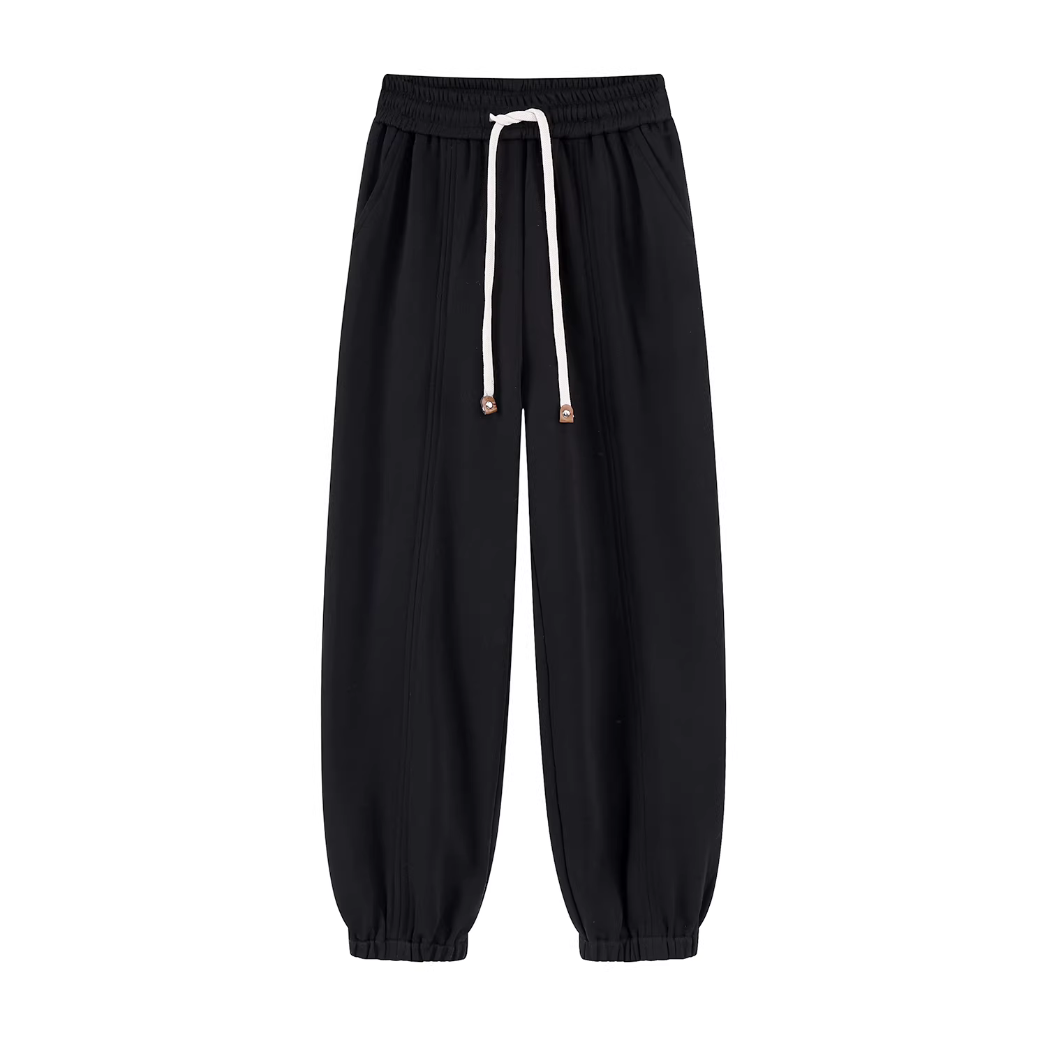 Quần jogger harem nữ chất liệu nỉ lót lông phong cách đường phố Mỹ, dễ thương, đa năng, mùa thu đông 2025