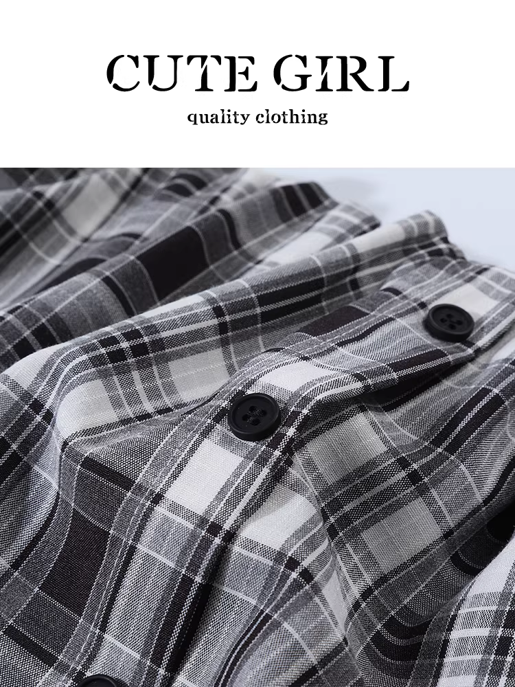 Váy kẻ sọc bất đối xứng phong cách Hàn Quốc dễ thương dành cho nữ, thiết kế mùa hè, váy ngắn cạp cao tôn dáng