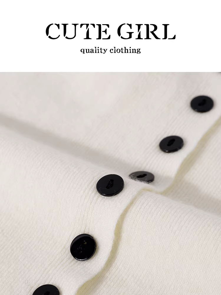 Áo vest dệt kim màu mơ cổ điển của CuteGirl có khăn choàng dành cho nữ, thiết kế đầu thu, kiểu dáng ôm vừa vặn và tôn dáng