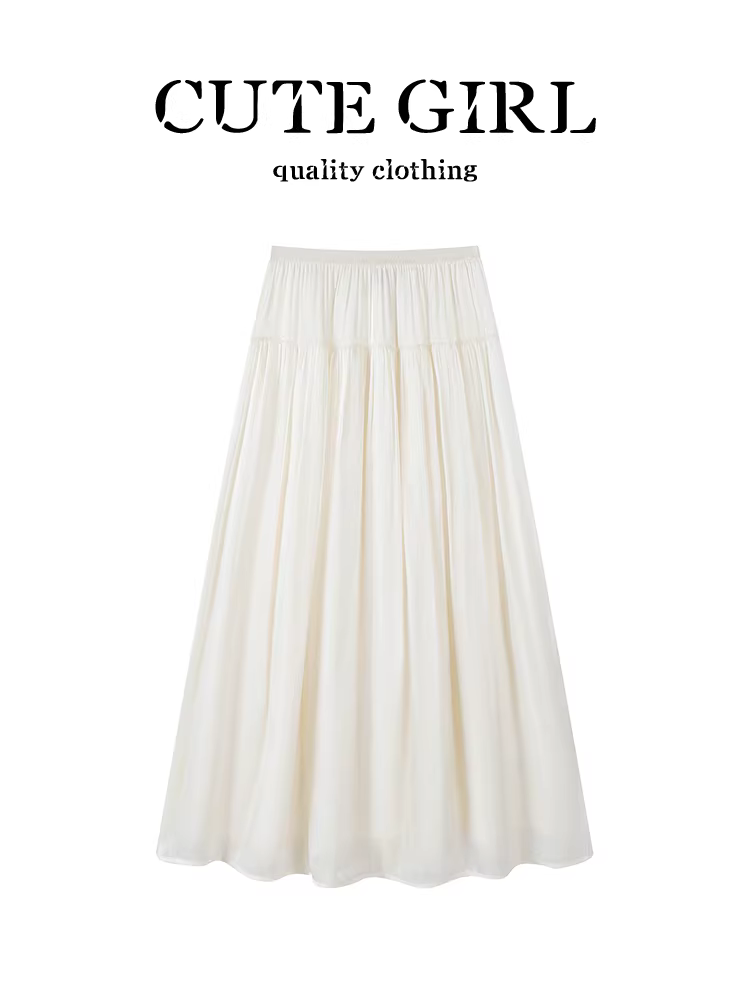 Váy hoa mai phong cách Pháp CuteGirl dành cho nữ, phong cách dịu dàng mùa hè, tôn dáng, đa năng, dáng xòe, váy dài ngang đùi lưng cao