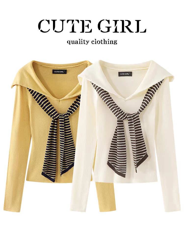 Áo len dệt kim có mũ trùm đầu cổ chữ V màu mơ kiểu Hàn Quốc dành cho nữ, phong cách thuần khiết thu đông, dáng ôm, áo len đa năng