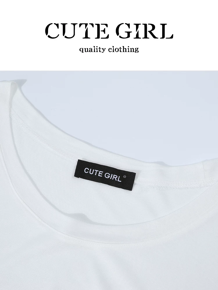 CuteGirl phong cách Hàn Quốc giản dị chống nắng áo thun dài tay chống nắng che nắng mùa hè dành cho nữ quần short dây buộc ba món