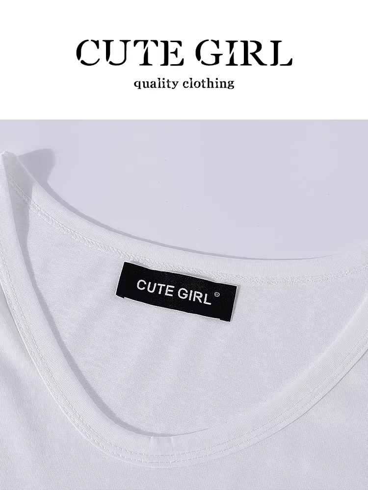 Áo thun ngắn tay dáng rộng phong cách Hàn Quốc dễ thương dành cho nữ mùa hè đơn giản màu trơn cổ tròn