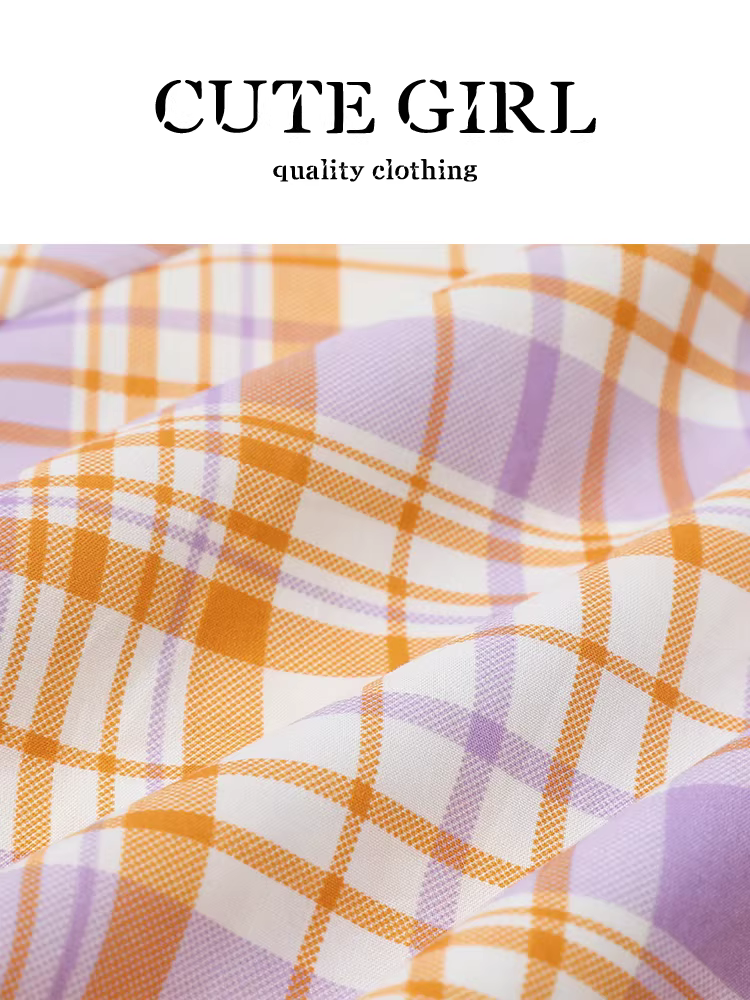 CuteGirl phong cách Hàn Quốc hot girl hoa ba chiều áo yếm kẻ sọc không đều kiểu dáng mùa hè dành cho nữ