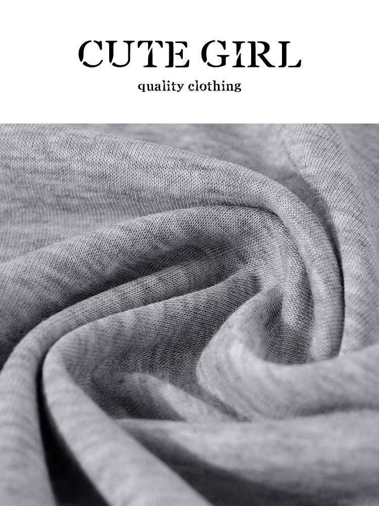 Áo thun ngắn tay có dây buộc eo kiểu Mỹ in chữ độc đáo dành cho nữ, áo cổ tròn đa năng giảm béo mùa hè