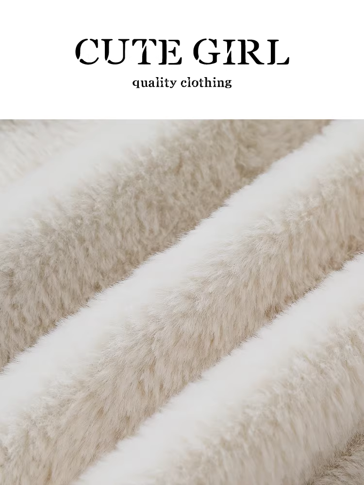 Áo khoác da lộn màu kaki cổ điển CuteGirl dành cho nữ, mùa thu đông, áo khoác đa năng và dày dặn