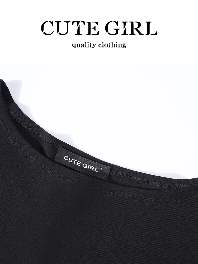 Áo thun nữ kiểu halter cổ dây nơ đen phong cách gợi cảm, quyến rũ, ôm dáng, mùa hè, kiểu dáng đẹp mắt