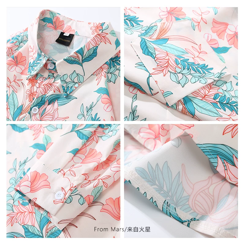 Từ sao Hỏa, mùa chờ gió, thương hiệu thời trang Trung Quốc phong cách retro tươi mới, thiết kế theo phong cách lười biếng, áo sơ mi dài tay