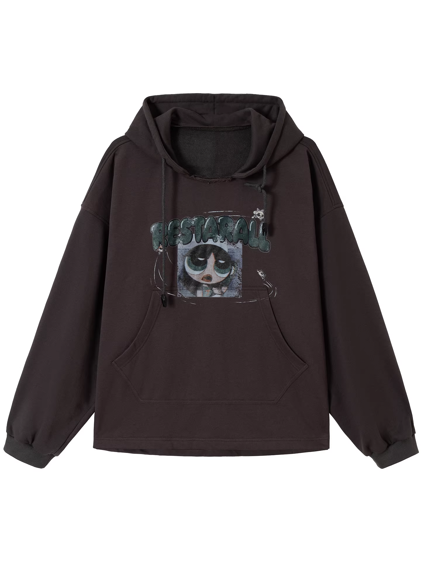 Từ sao Hỏa Áo hoodie có hình vẽ graffiti liên tục bị rối