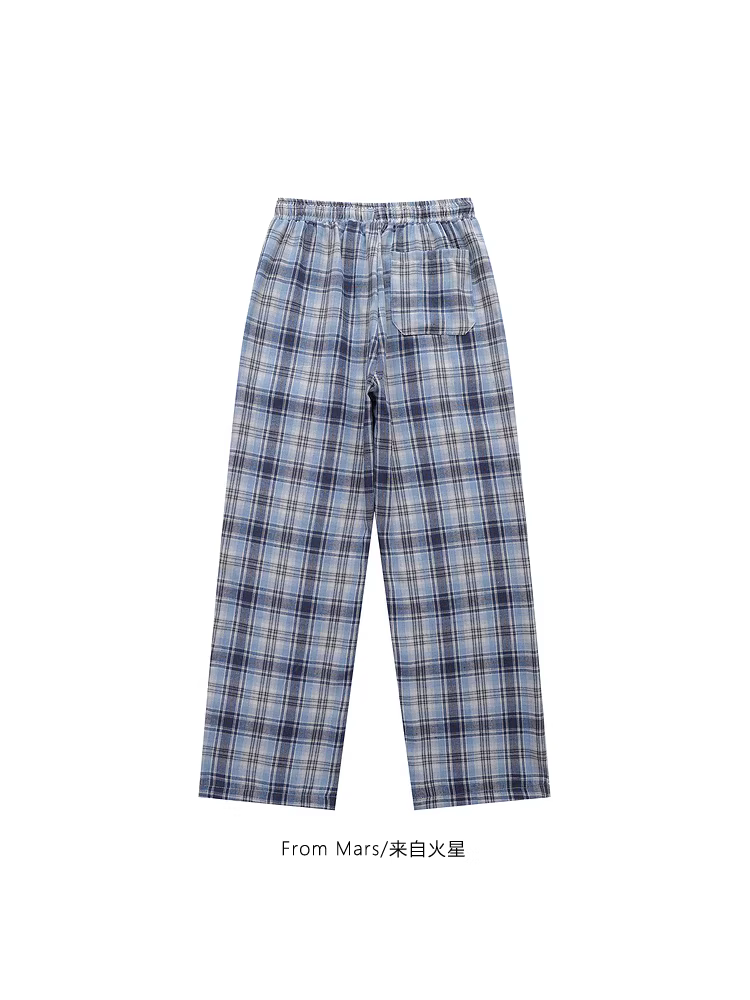 Từ sao Hỏa, tôi thực sự ngạc nhiên với phong cách đường phố cổ điển nguyên bản, quần ống rộng kẻ sọc co giãn, dáng rộng, thoải mái cho mùa hè.