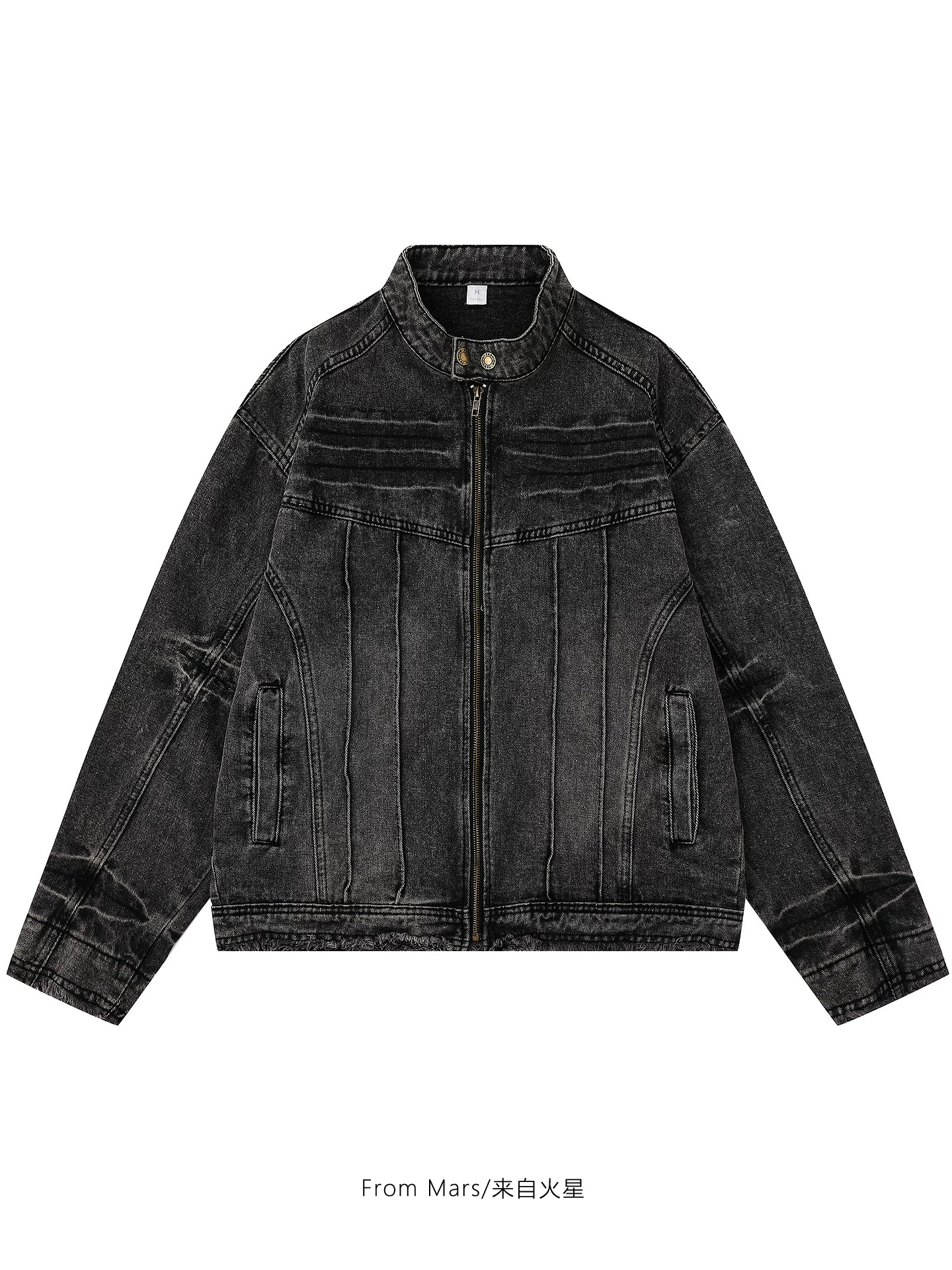 Từ sao Hỏa Một khoảnh khắc hồi hộp, áo khoác denim đã qua sử dụng, kiểu cổ điển