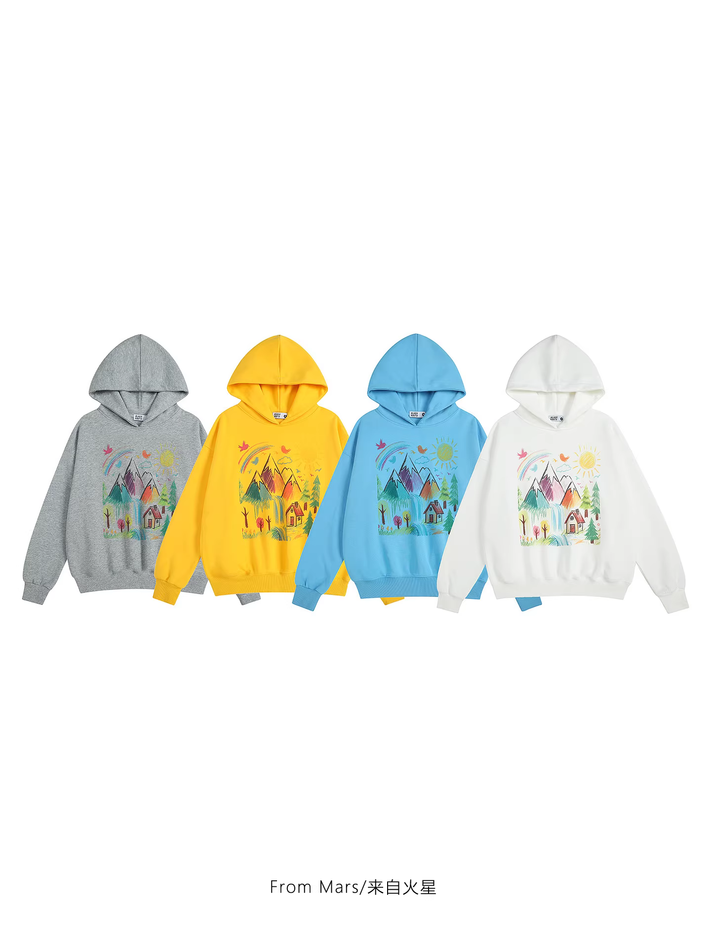 Áo hoodie dáng rộng của Mars Dream House