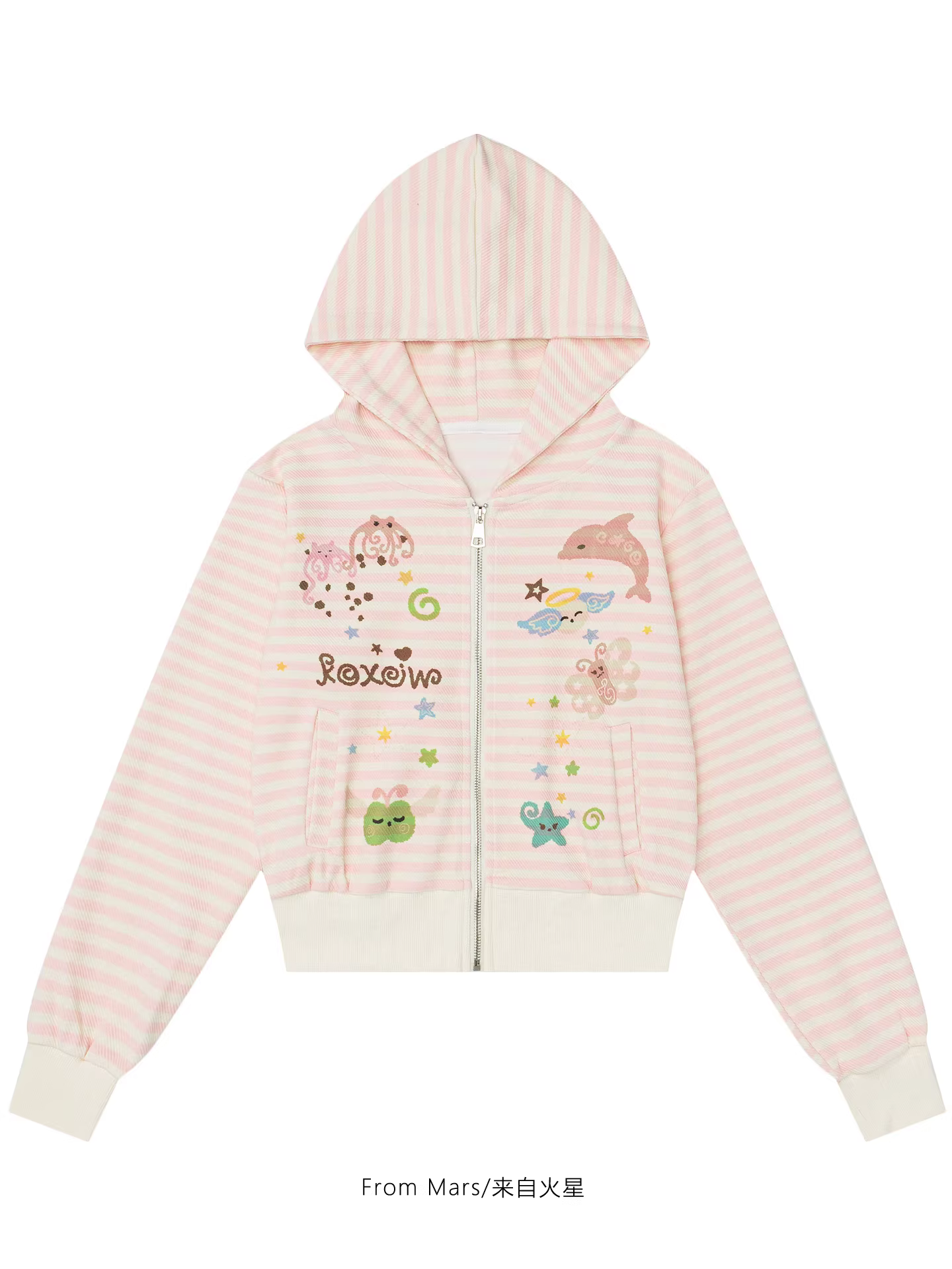 Từ sao Hỏa Hãy xem tôi mặc áo hoodie và áo khoác có mũ.