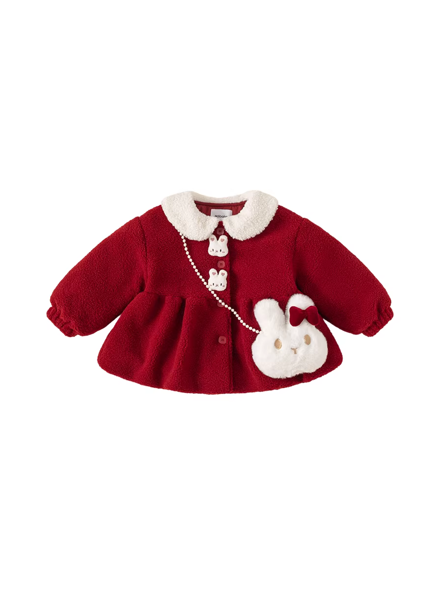 Áo khoác bé gái INSbobo mùa đông 2025 dày dặn, kiểu dáng thời trang, áo bé gái hợp xu hướng mùa thu đông