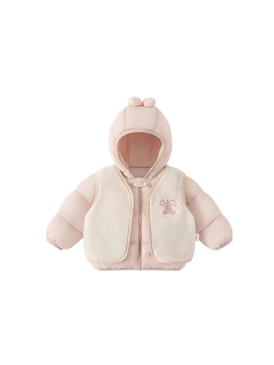 Áo khoác phao bé INSbobo mùa đông 2025 kiểu mới, quần áo giữ ấm mùa thu đông cho bé, bộ hai mảnh thời trang cho bé gái, kiểu dáng hợp xu hướng