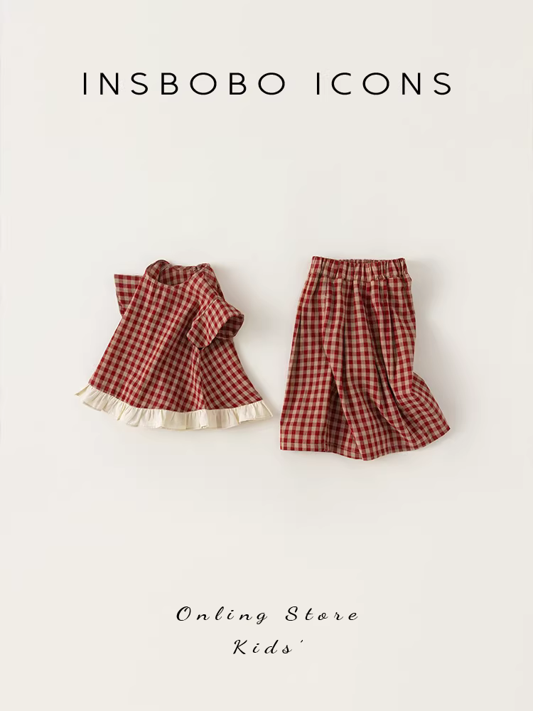 Bộ trang phục mùa hè cho bé gái, quần áo trẻ em thời trang, quần áo mùa hè sành điệu cho bé gái, kiểu mới 2025, quần áo mùa hè cho bé gái nhỏ.