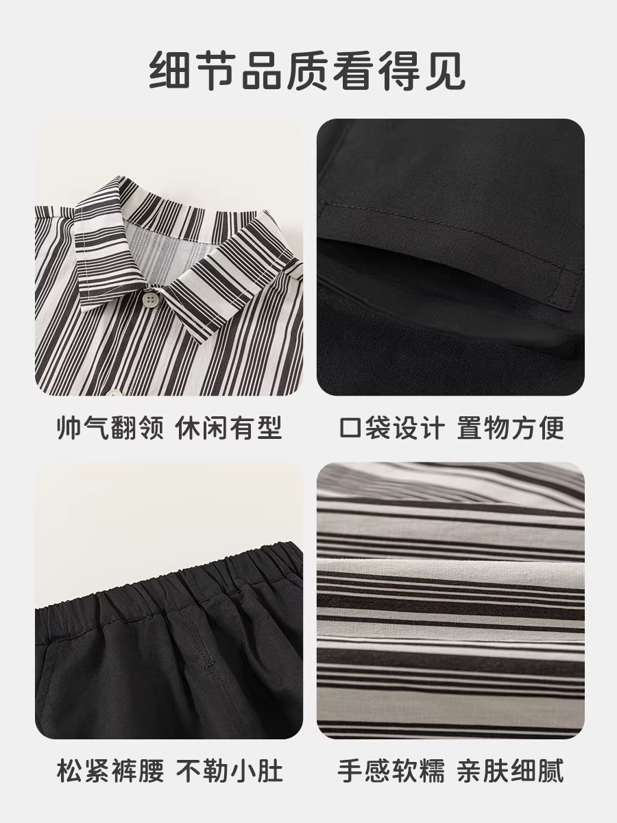 Bộ vest bé trai INSbobo thu đông 2025 kiểu mới, bộ ba gồm áo vest, quần và áo sơ mi, thời trang, lịch lãm cho bé.