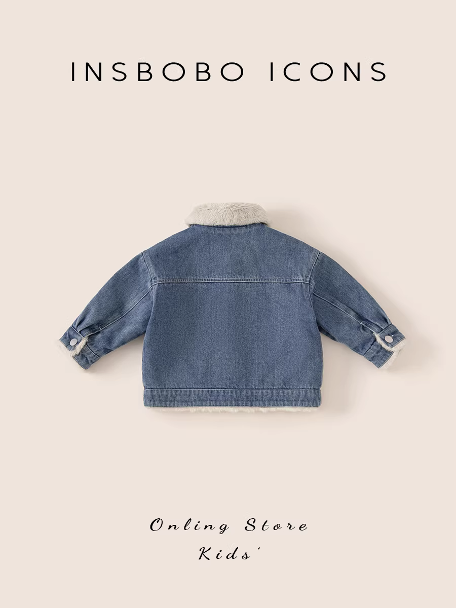 Áo khoác ngoài cho bé trai, áo khoác mới mùa đông 2025, áo thun, áo khoác denim cho bé gái, quần áo trẻ em, quần áo trẻ em, quần áo mùa đông cho bé
