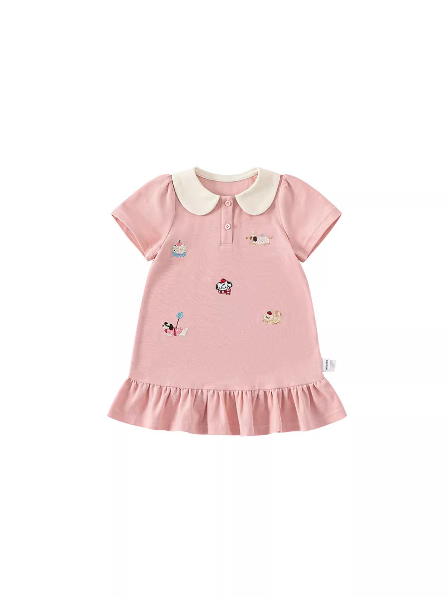 Váy bé gái INSbobo mùa hè, váy búp bê bé gái, váy trẻ em, trang phục mùa hè dễ thương cho bé 2025