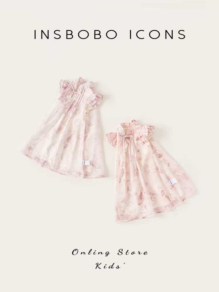 Váy Hanfu bé gái INSbobo một tuổi, mẫu mới 2025, quần áo mùa hè cho bé, quần áo trẻ em