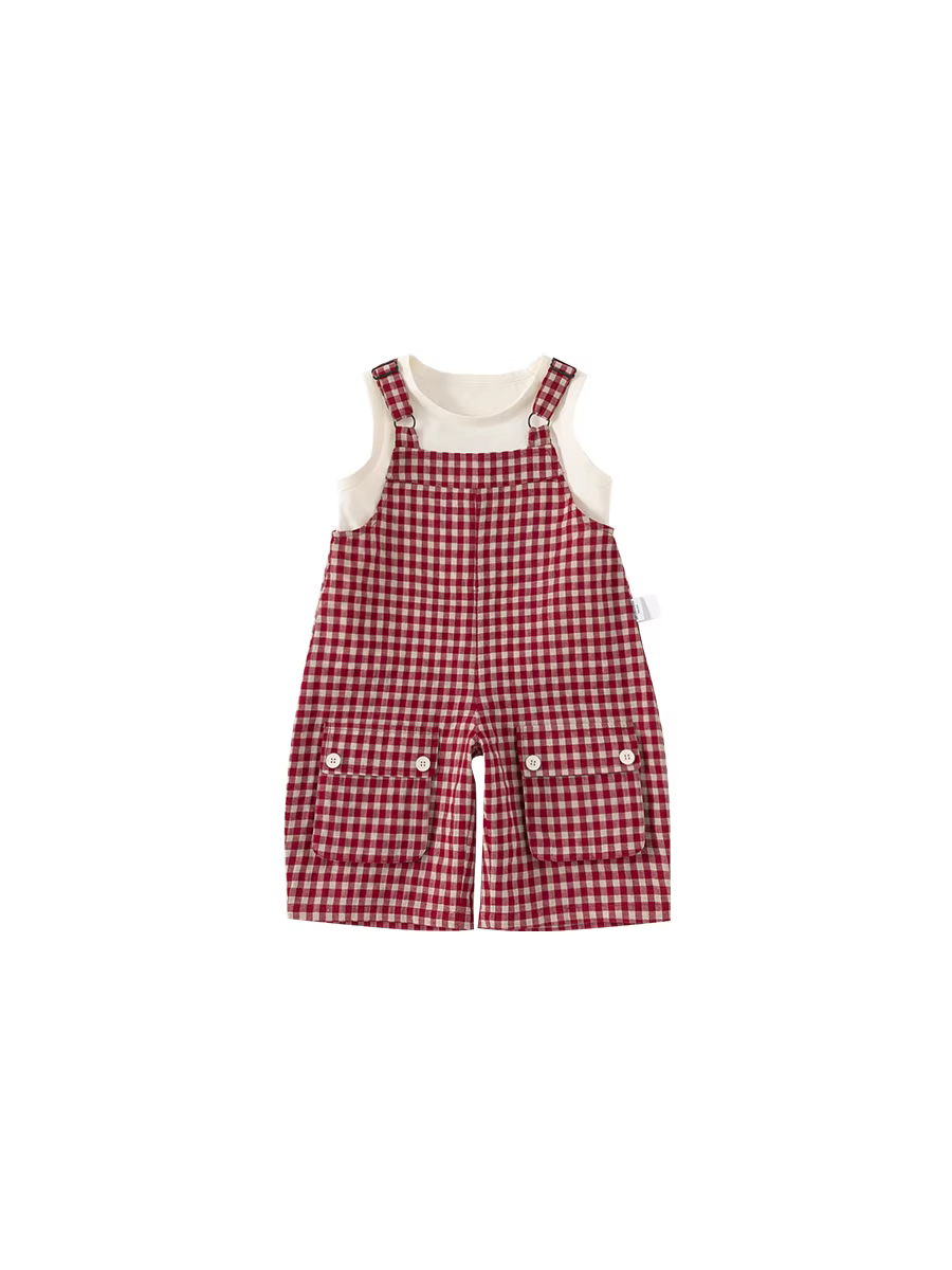 Quần áo mùa hè INSbobo cho bé gái 2025, bộ đồ hai mảnh thời trang mùa hè cho bé gái