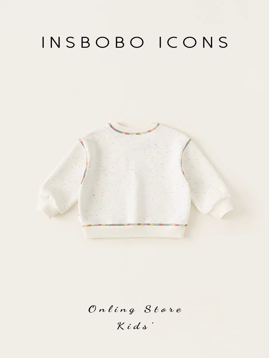 Áo thun trẻ em INSbobo áo bé gái mùa thu 2025 mới quần áo bé trai trẻ em mặc mùa xuân và mùa thu sành điệu