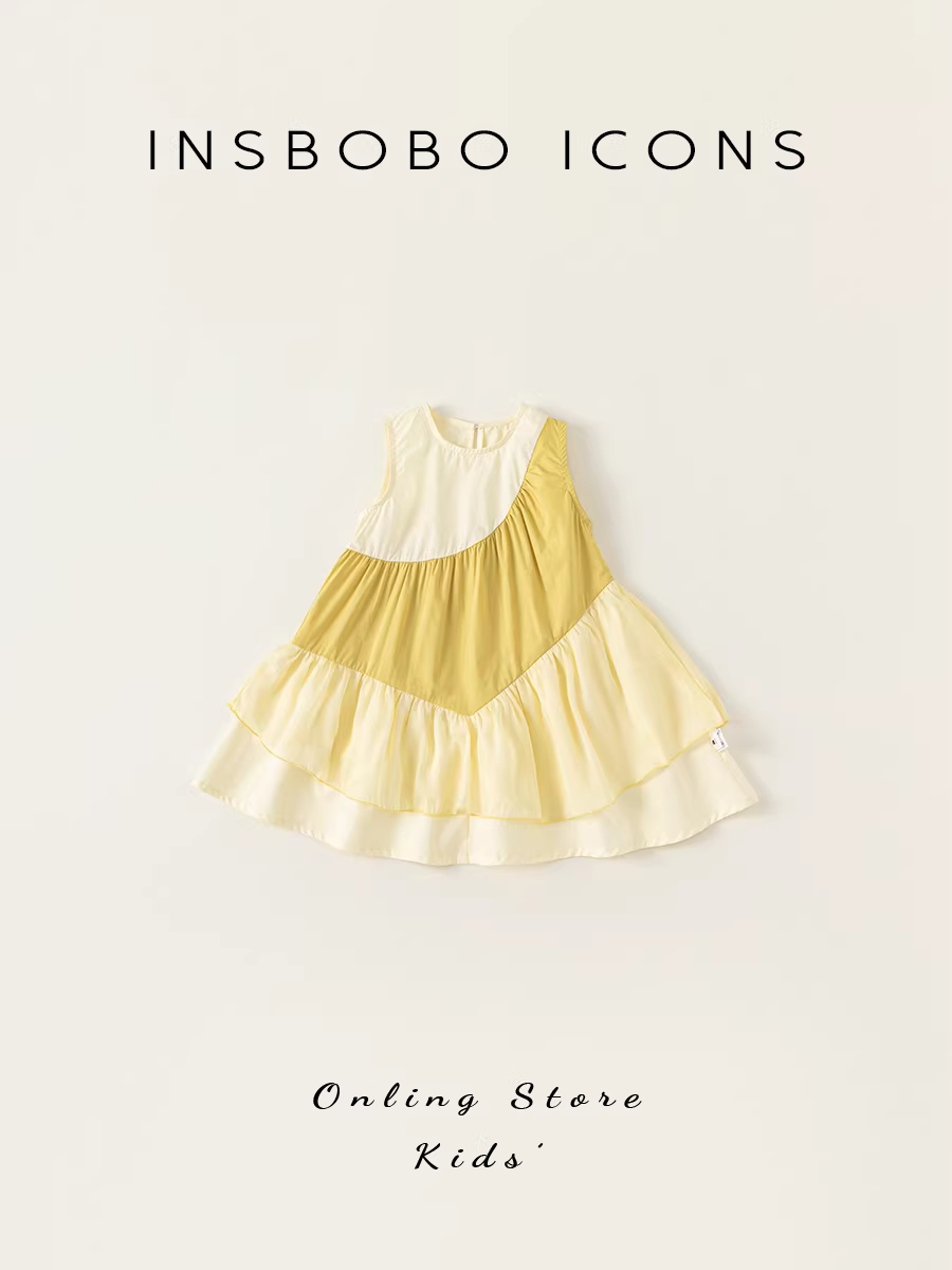 Váy hè INSbobo cho bé gái 2025 kiểu mới, váy công chúa thời trang cho bé gái, váy trẻ em hợp xu hướng
