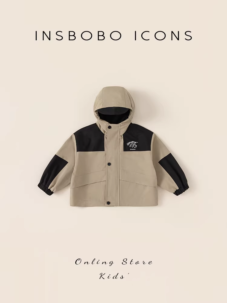 Áo khoác bé trai thu đông 2025, áo khoác ba lớp trẻ em, áo khoác gió bé gái, áo khoác thu đông trẻ em