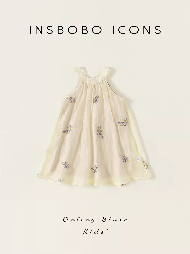 Váy bé gái INSbobo 2025, váy hè trẻ em mới, váy công chúa thời trang, váy yếm hè hợp xu hướng